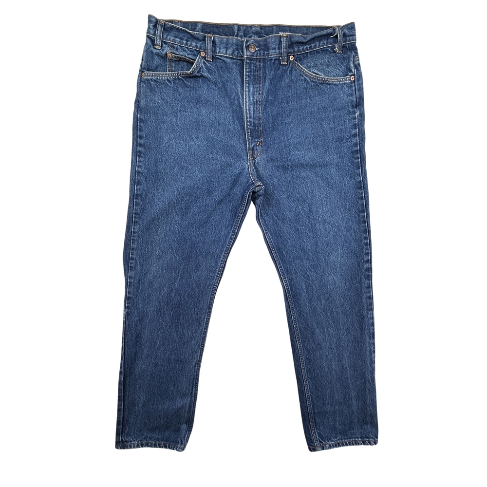 Levis 505 Jeans Mens 40x32 Made in USA Blue Denim Straight Zip Fly Classic